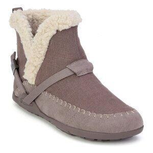 XeroShoes Women’s Ashland Moccasin Boot Dark Taupe 7.5